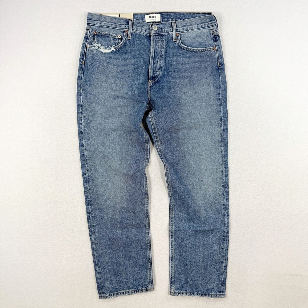 AGOLDE Parker Long Jeans / Size 30 / Low Slung Vintage Straight Invention Blue